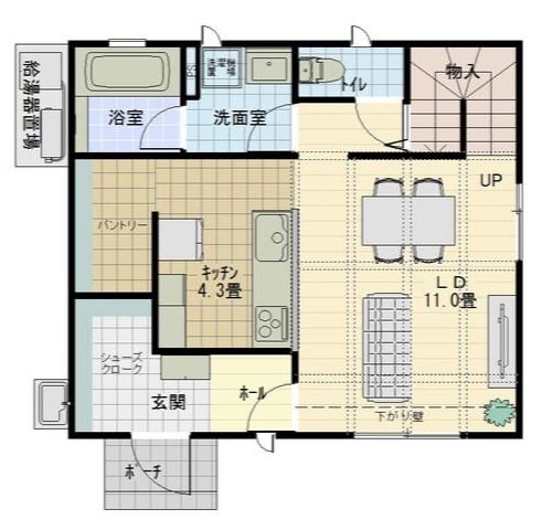 GRACIA 1階間取り