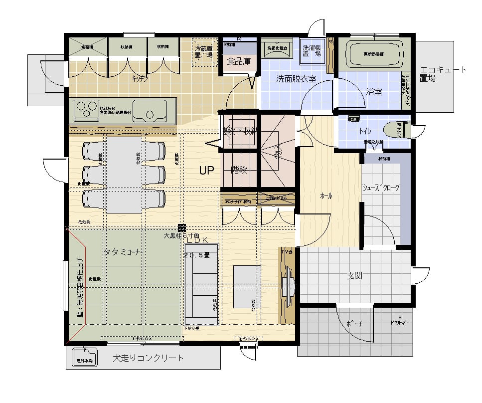 MUQNEX 1階間取り