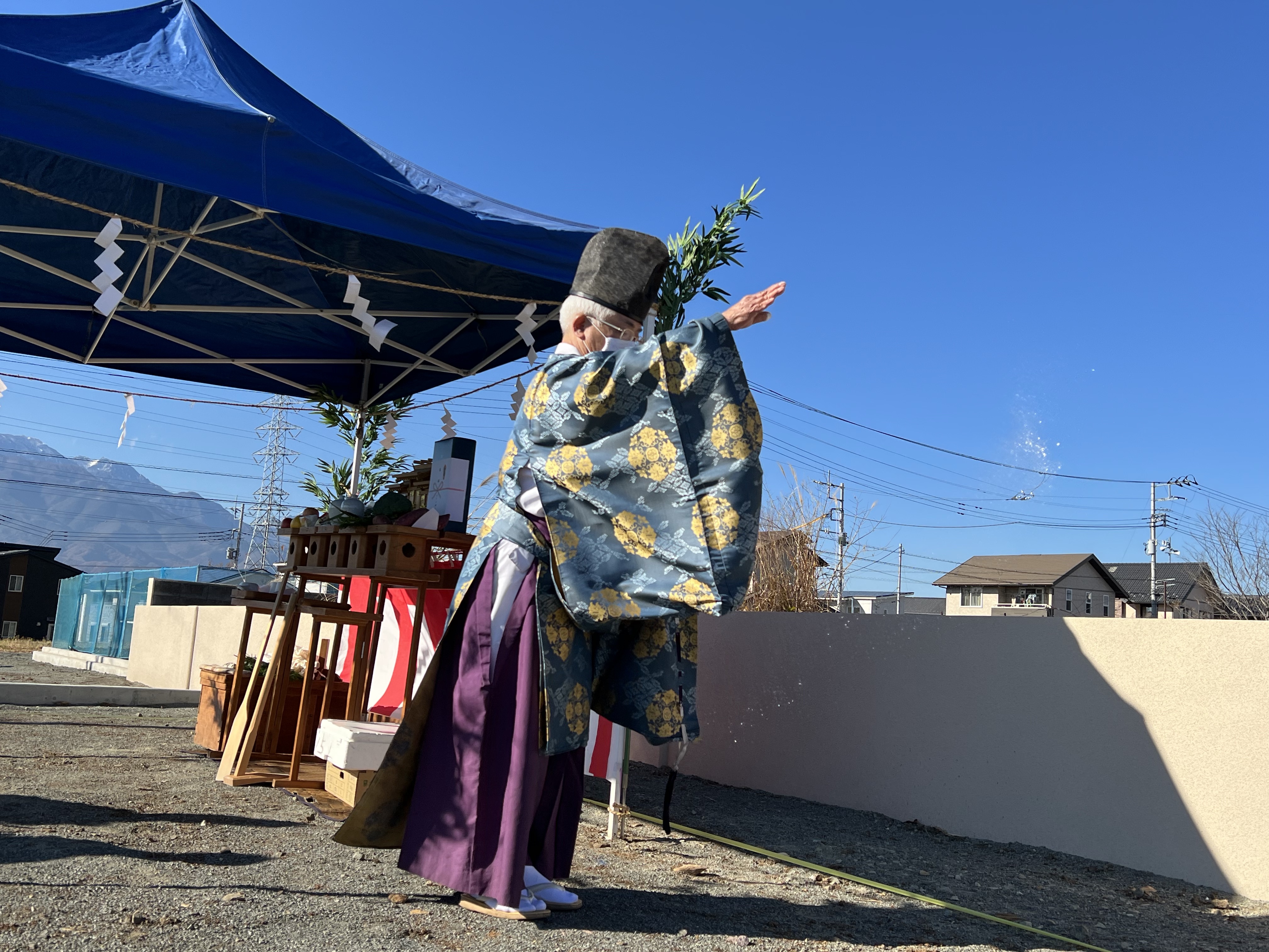 【お施主様ゴト】昨日、甲斐市地鎮祭をおこないました！