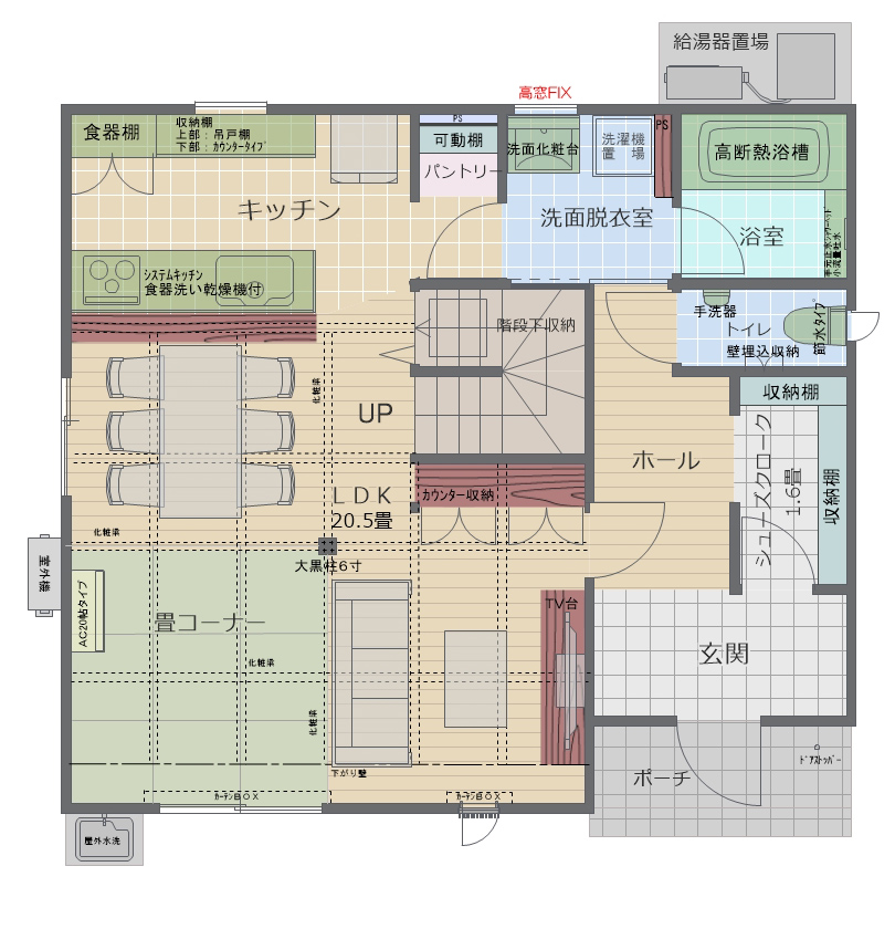 MUQNEX 1階間取り