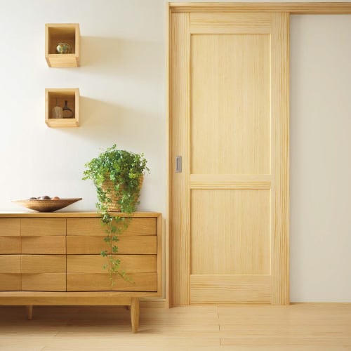 こだわり無垢材の建具
