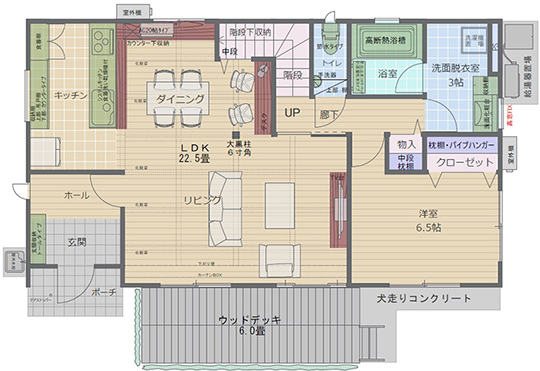 1階間取り