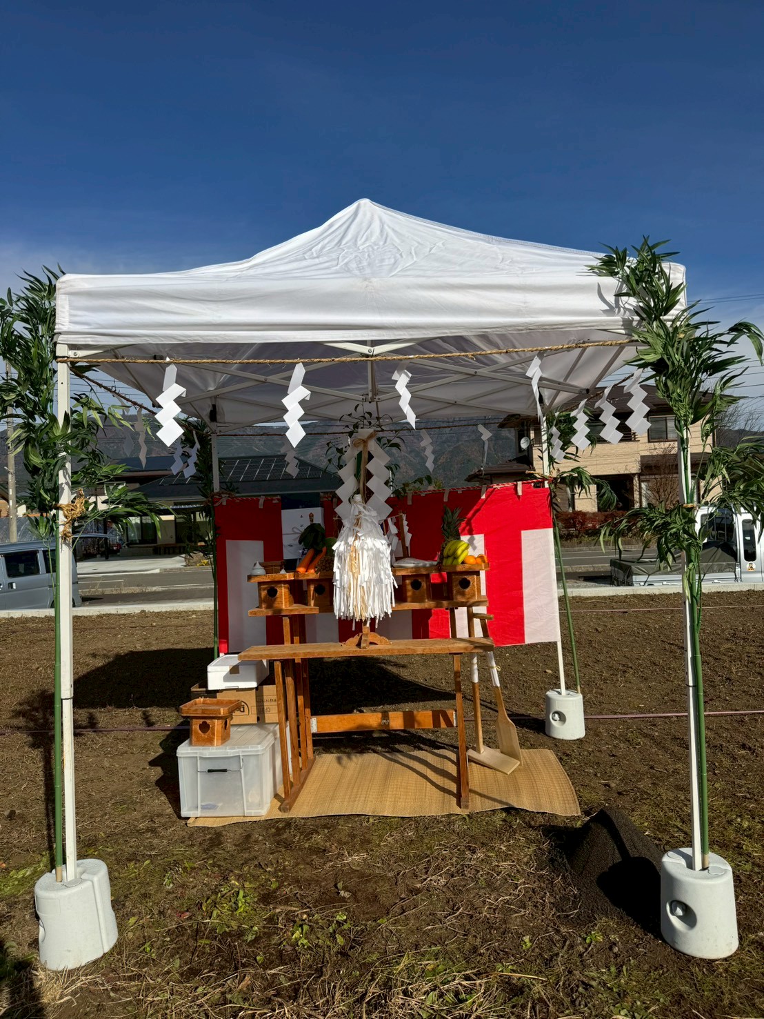 【お施主様ゴト】本日、富士河口湖町で地鎮祭をおこないました！