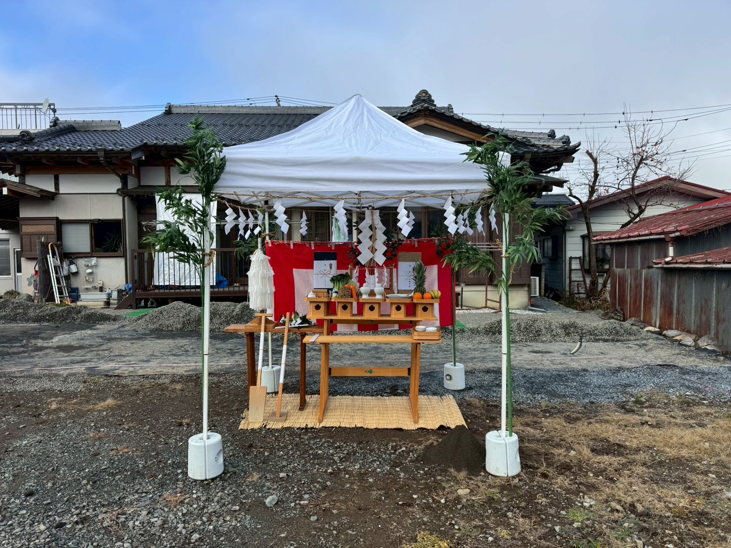 【お施主様ゴト】本日、富士吉田市で地鎮祭をおこないました!
