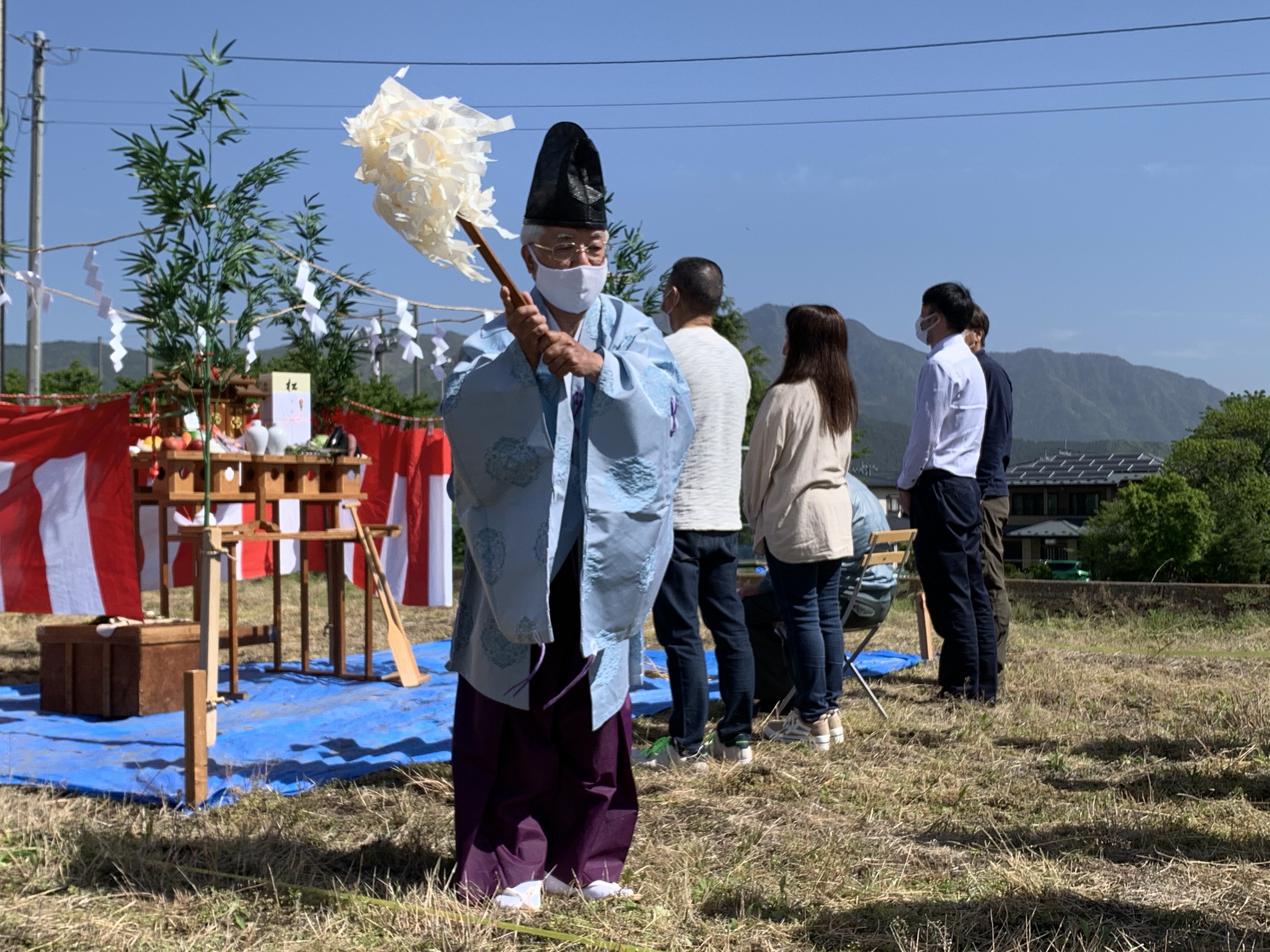 【お施主様ゴト】昨日、富士吉田で地鎮祭を行いました！