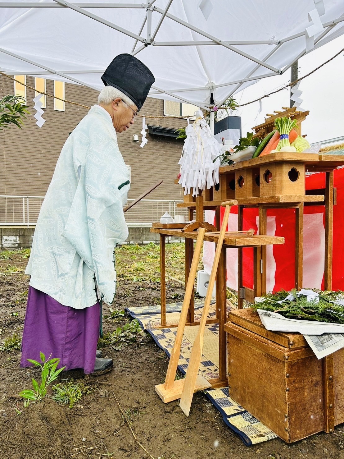 【お施主様ゴト】本日、都留市で地鎮祭を行いました！