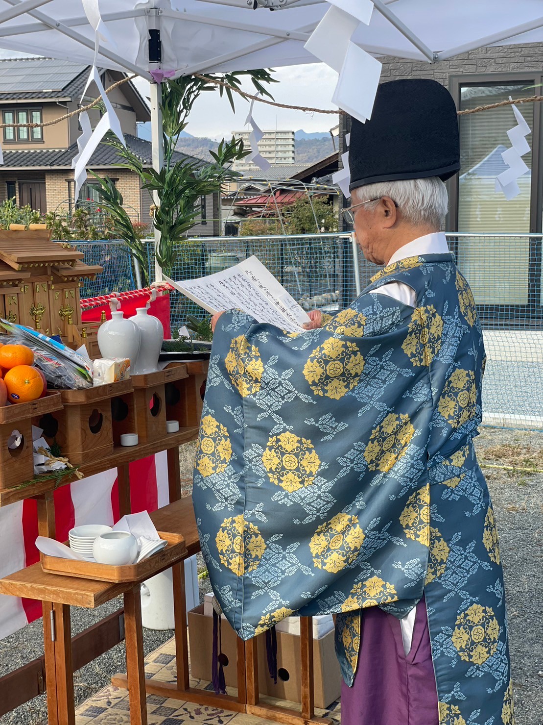 【お施主様ゴト】昨日、甲府市で地鎮祭をおこないました！