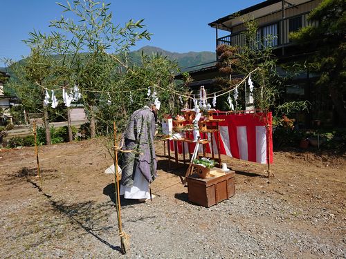 【お施主様ゴト】　先日、地鎮祭を行いました！