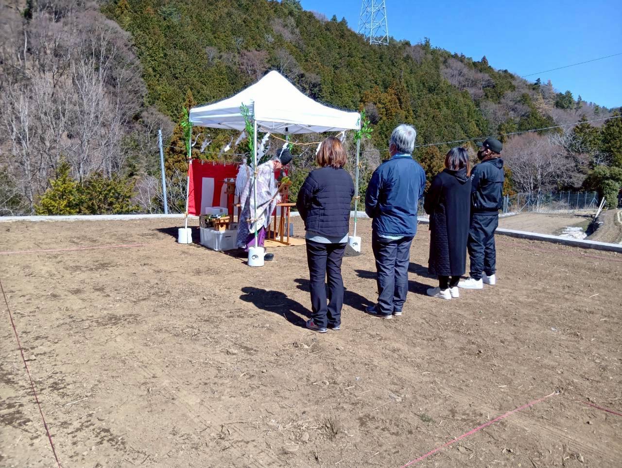 【お施主様ゴト】本日、南都留郡で地鎮祭をおこないました！