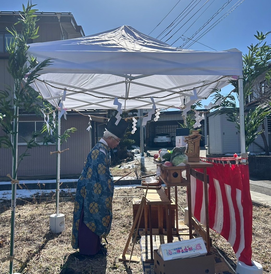 【お施主様ゴト】本日、富士吉田で地鎮祭をおこないました！