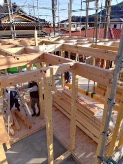 【お施主様ゴト】本日、富士吉田市で棟上をおこないました！