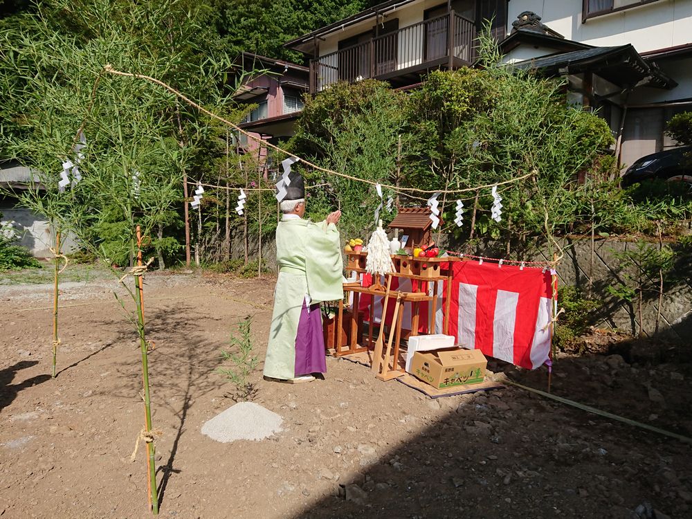 【お施主様ゴト】 　河口湖で地鎮祭を行いました！