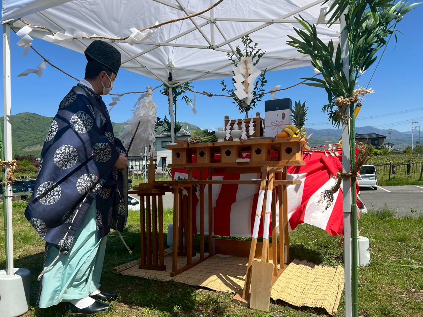 【お施主様ゴト】先日、笛吹市で地鎮祭をおこないました！