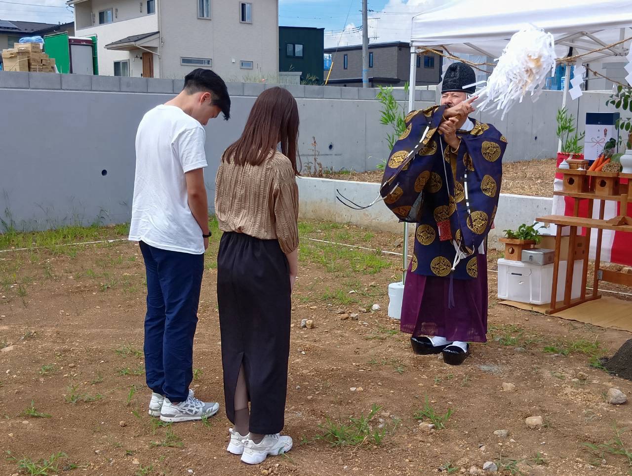 【お施主様ゴト】本日、甲斐市で地鎮祭を行いました！