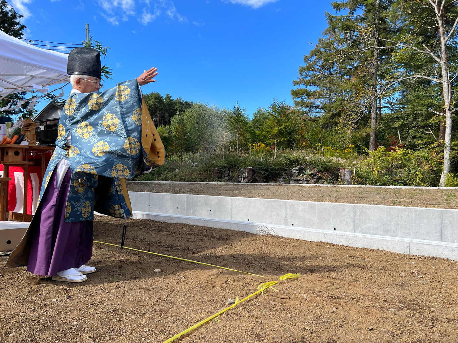 【お施主様ゴト】昨日、富士吉田で地鎮祭をおこないました！