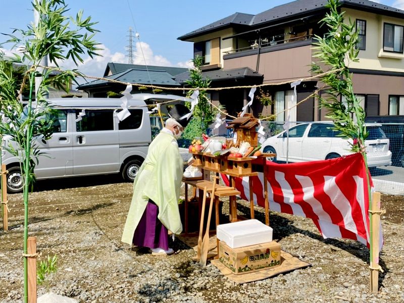 【お施主様ゴト】昨日、富士吉田で地鎮祭をおこないました！