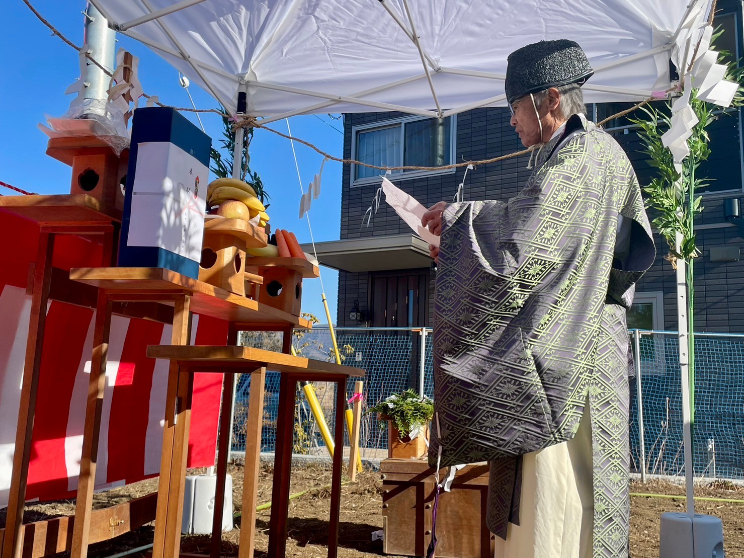 【お施主様ゴト】本日、河口湖で地鎮祭を行いました！