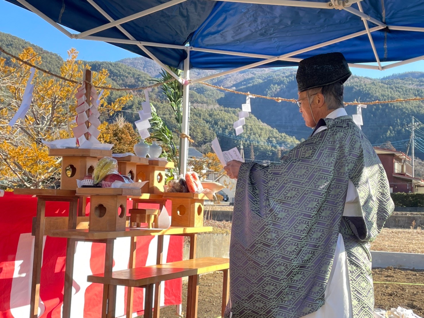 【お施主様ゴト】先日、河口湖で地鎮祭をおこないました！