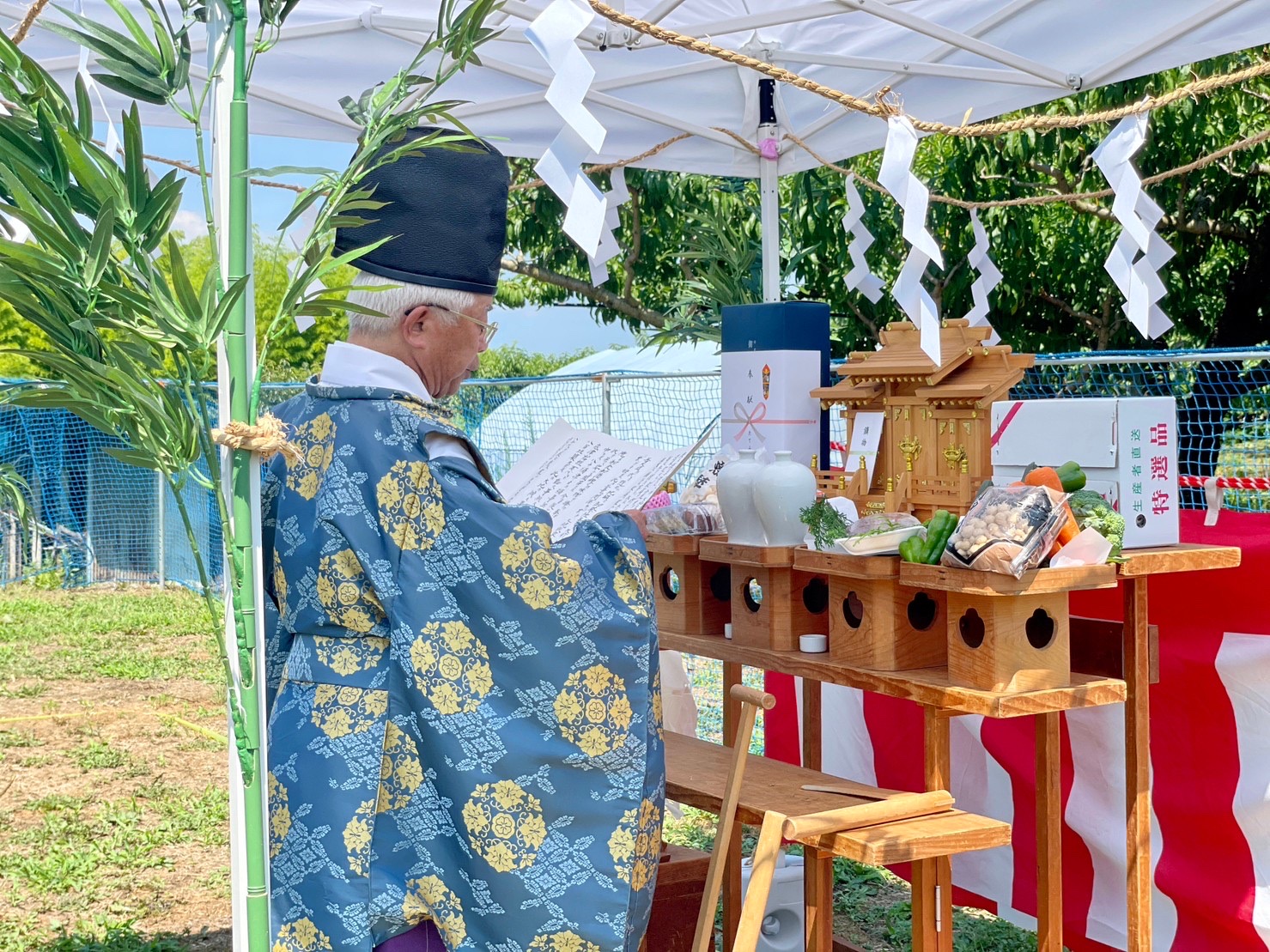 【お施主様ゴト】本日、笛吹市で地鎮祭をおこないました！