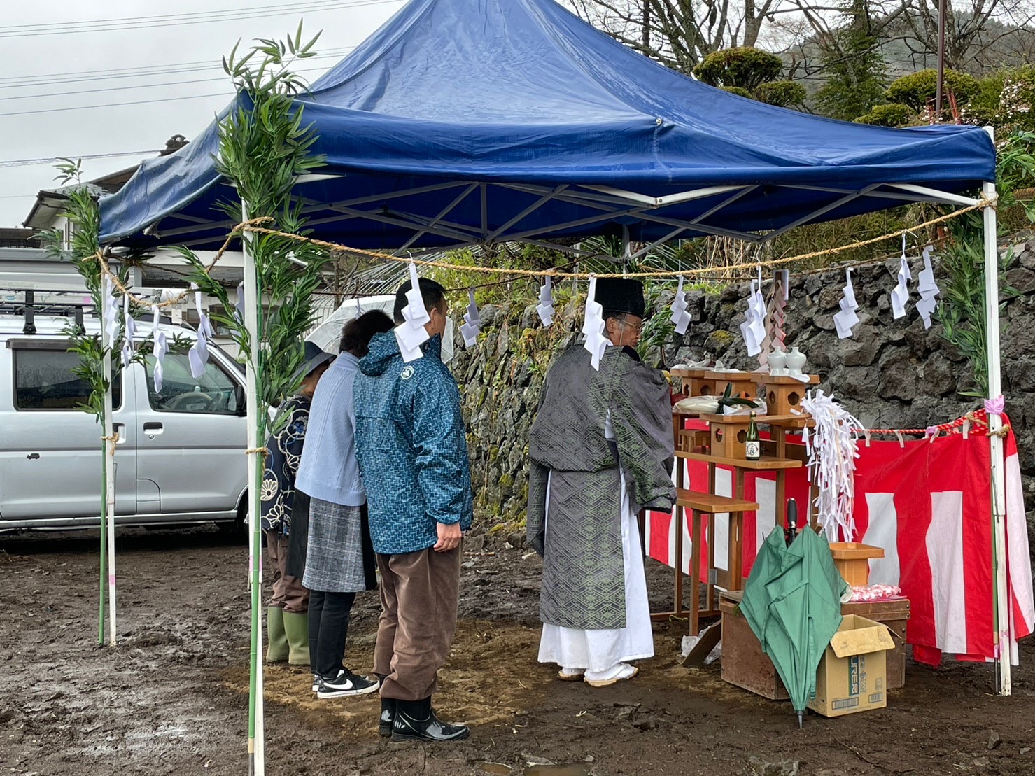 【お施主様ゴト】本日、忍野で地鎮祭をおこないました！