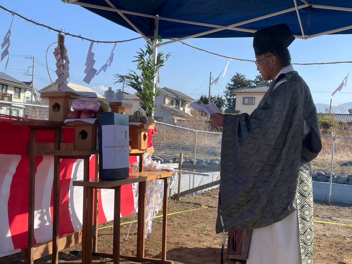 【お施主様ゴト】本日、笛吹市で地鎮祭をおこないました！