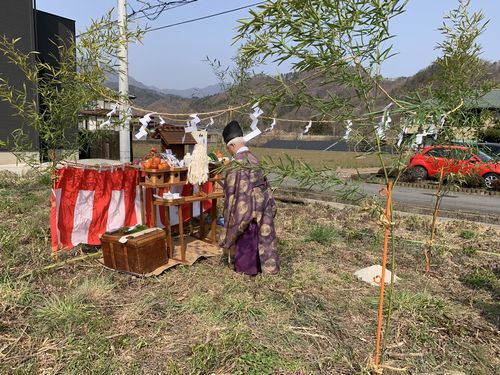 【お施主様ゴト】　本日、都留市で地鎮祭を行いました！