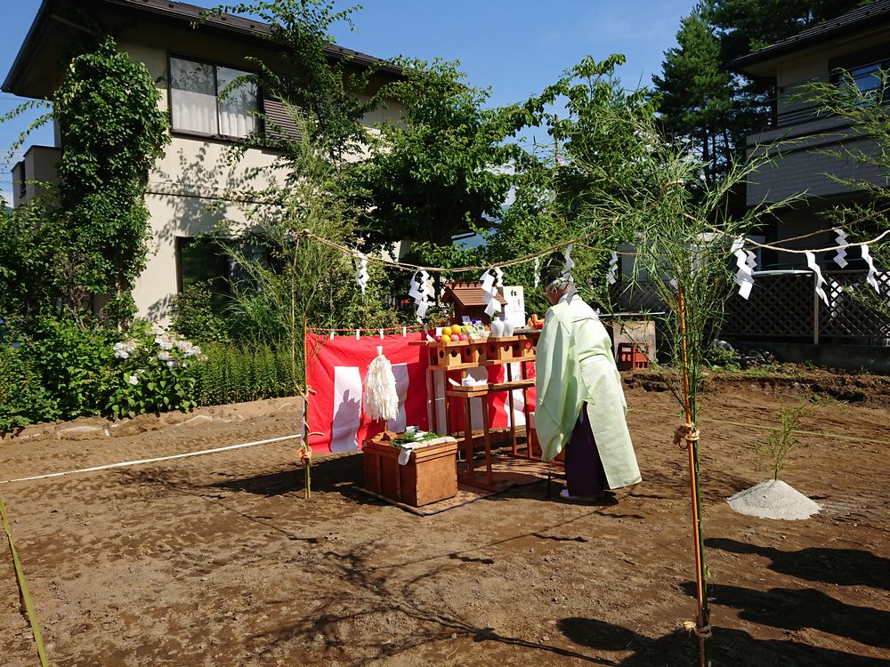 【お施主様ゴト】富士吉田市で地鎮祭を行いました！