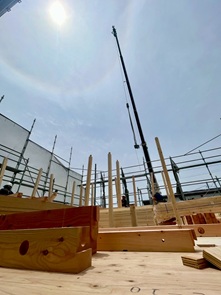 【お施主様ゴト】本日、山梨市で棟上げをおこないました！