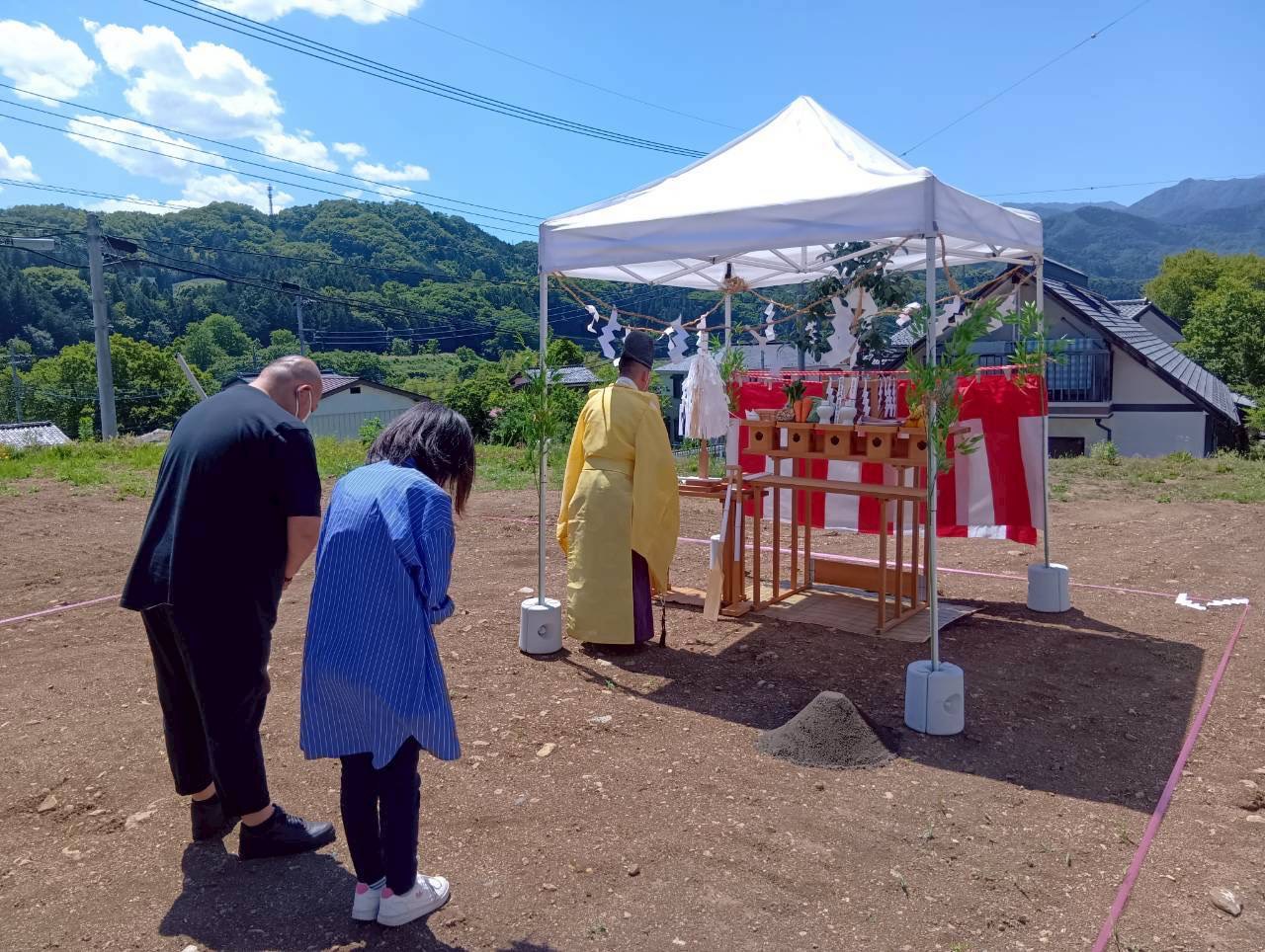 【お施主様ゴト】本日、大月市で地鎮祭を行いました！