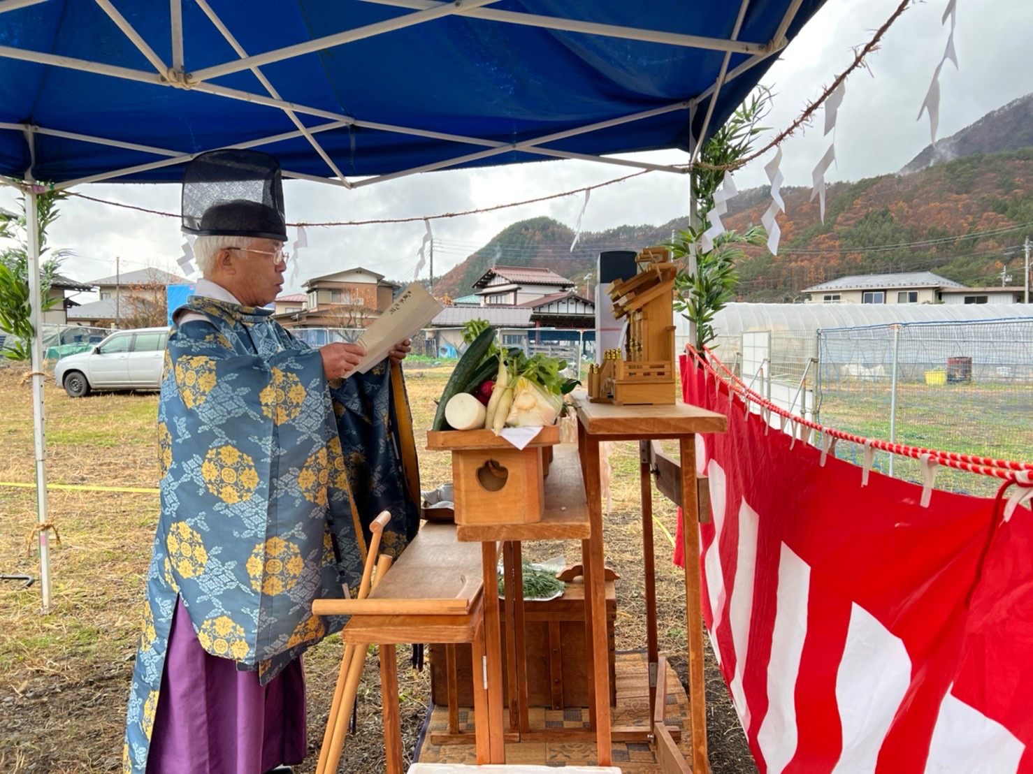 【お施主様ゴト】先日、河口湖で地鎮祭をおこないました！