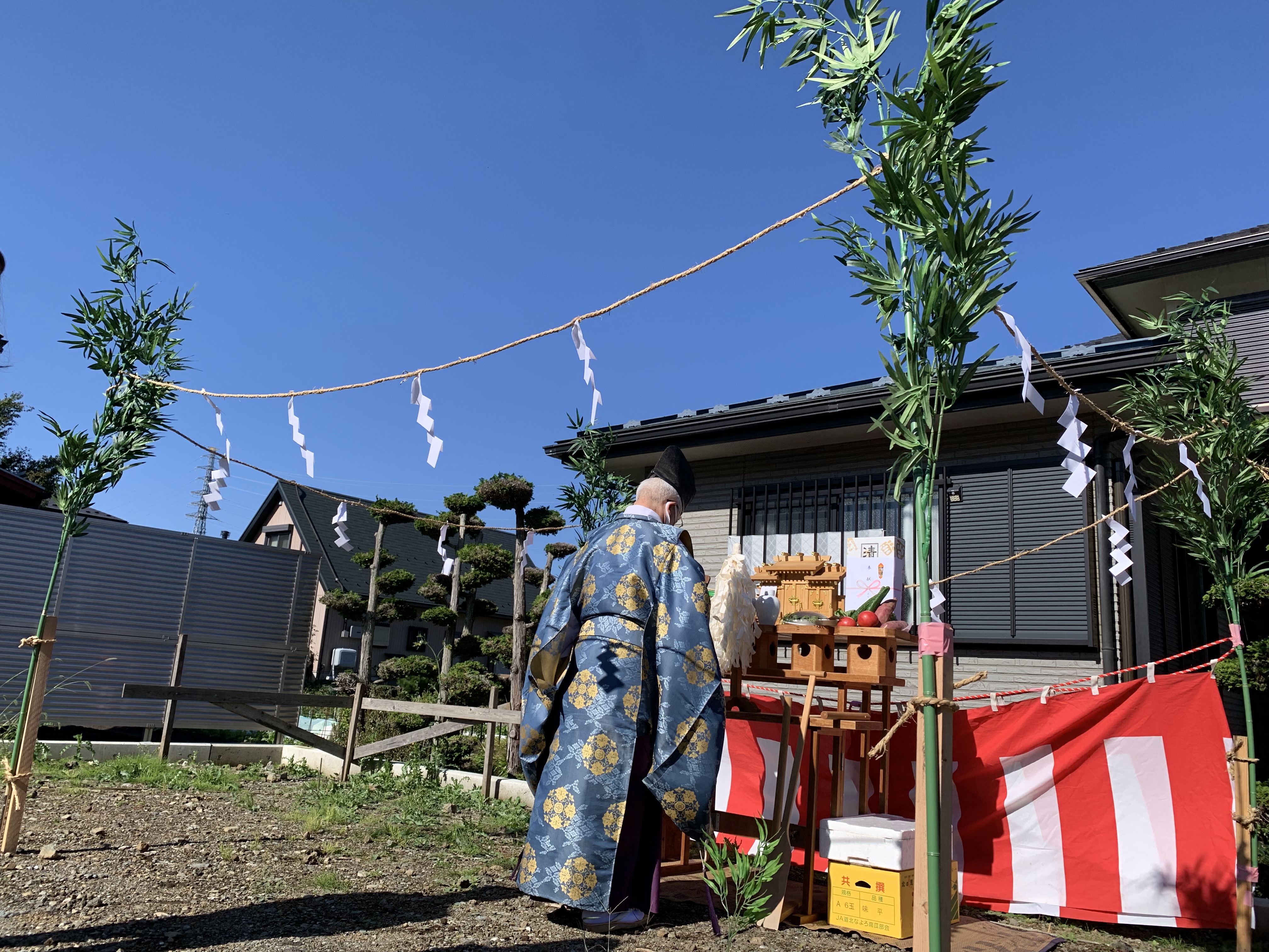 【お施主様ゴト】先日、富士吉田で地鎮祭をおこないました！