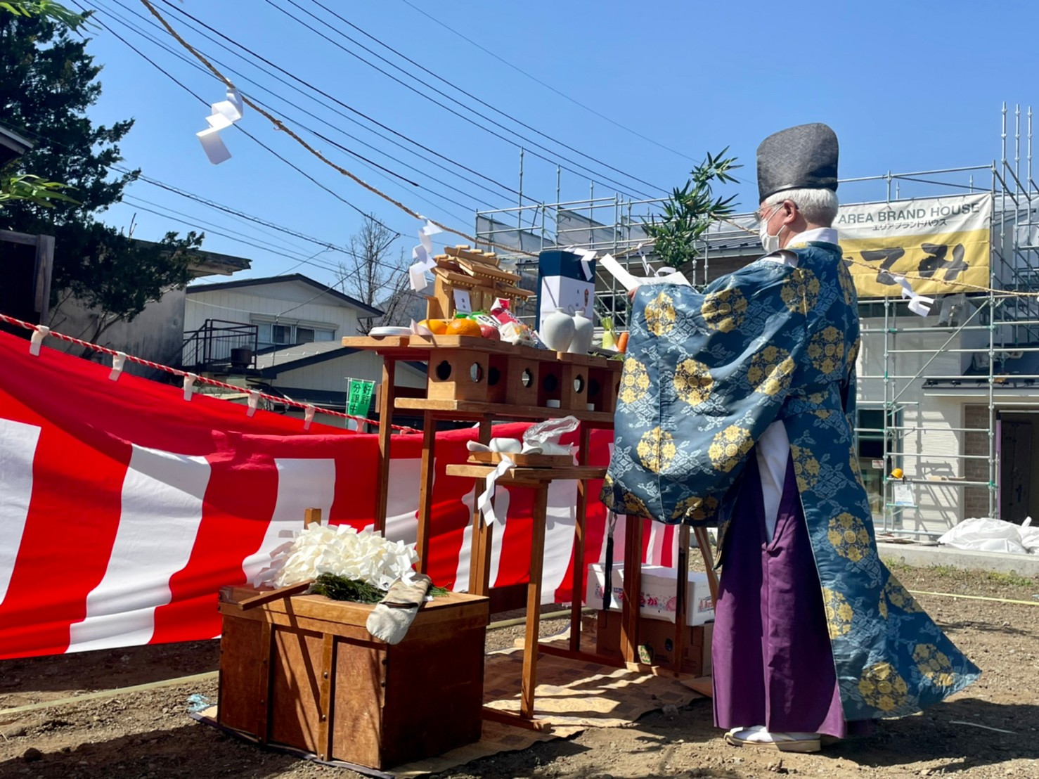 【お施主様ゴト】昨日、富士吉田で地鎮祭をおこないました！