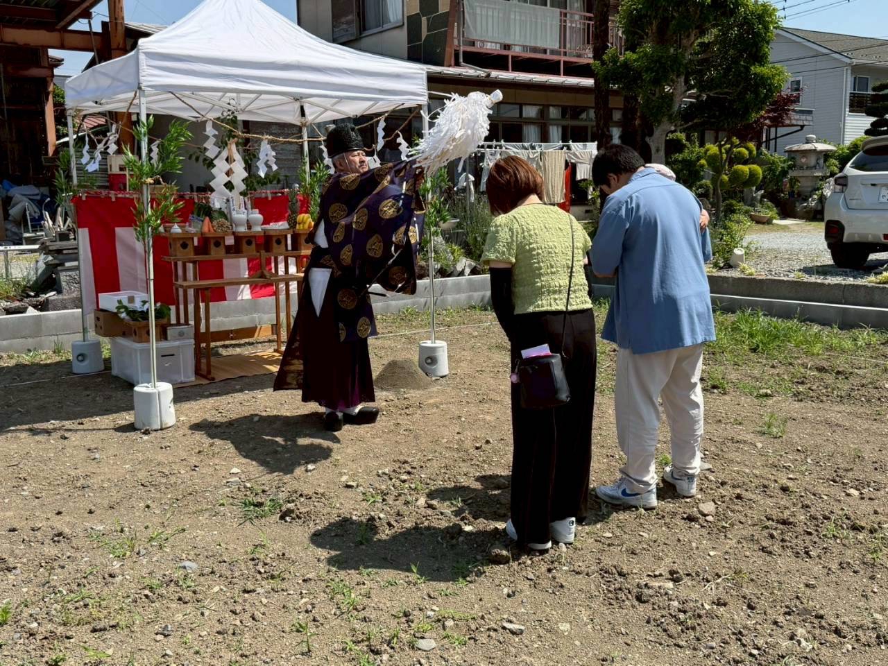 【お施主様ゴト】本日、南アルプス市で地鎮祭を行いました！