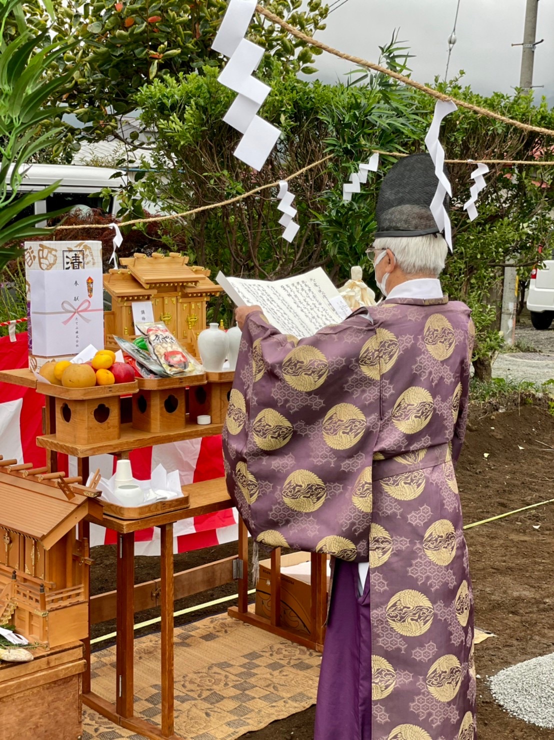 【お施主様ゴト】先日、富士吉田で地鎮祭をおこないました！